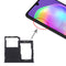 Pour Samsung Galaxy A31 plateau de carte SIM + plateau de carte Micro SD (noir)